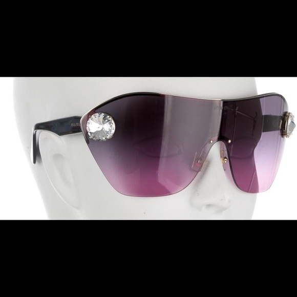 Miu Miu Shield Sunglasses 🕶 - Picture 1 of 16